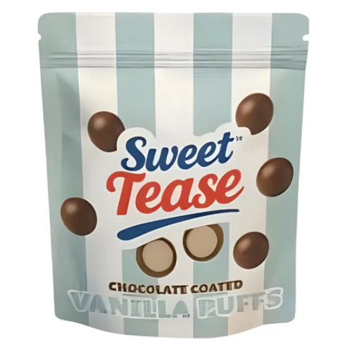 Sweet Tease Vanilla Puffs Pouch 80g pack shot