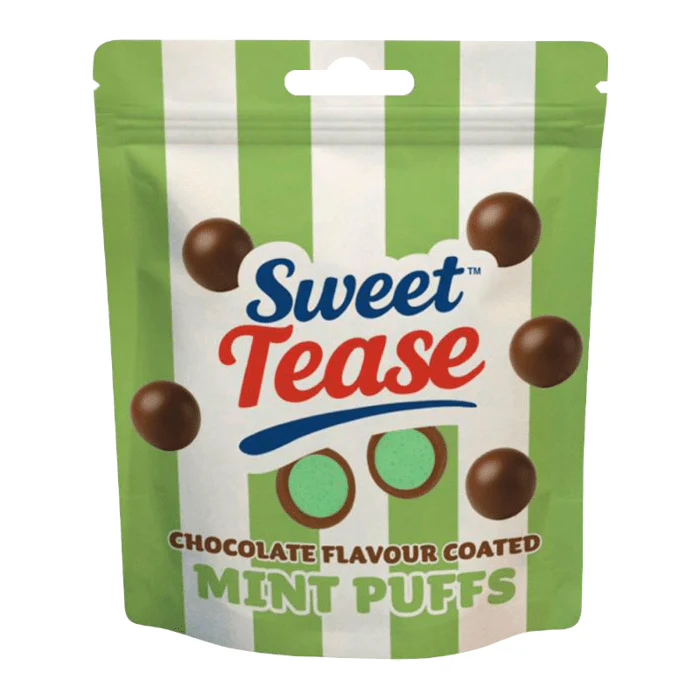 Sweet Tease Mint Puffs Pouch 80g pack shot