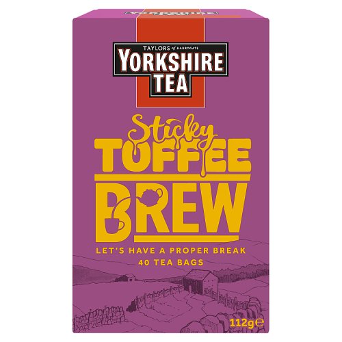 Yorkshire Tea Sticky Toffee Brew 40's pack shot
