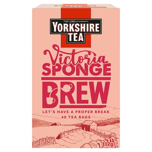 Yorkshire Tea Victoria Sponge Brew 40's pack shot