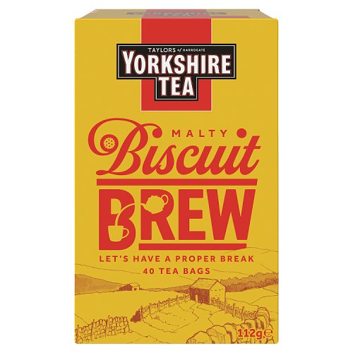 Yorkshire Tea Biscuit Brew 40's pack shot
