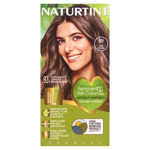 Naturtint Permanent Hair Colour Gel Dark Blonde 6N pack shot