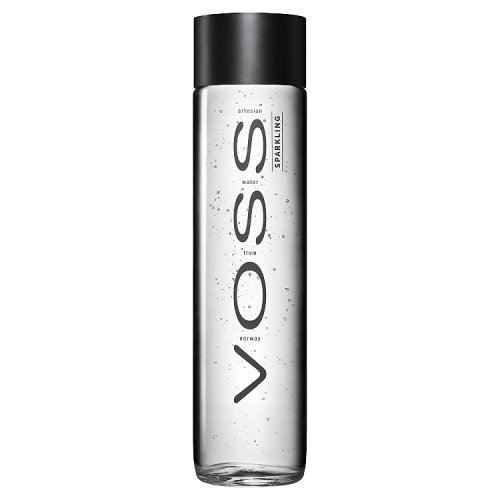 Voss Sparkling Glass 375ml pack shot