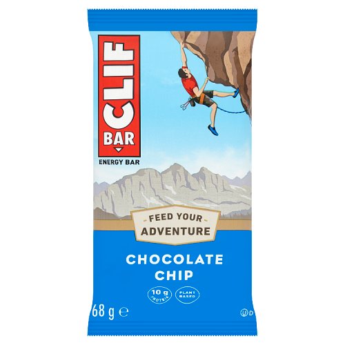 Clif Bar Chocolate Chip Vegan 68g x12 pack shot