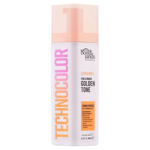 Bondi Sands Technocolour 1 Hour Express Self Tanning Foam Caramel Bs880 200ml pack shot