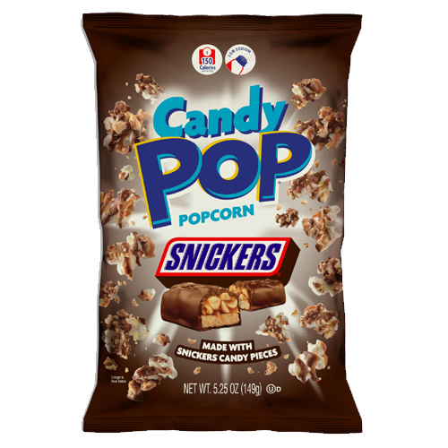 Candy Pop Popcorn Snickers 149g pack shot