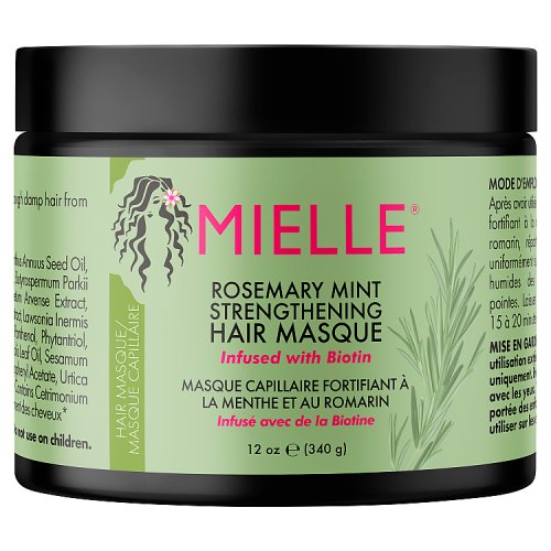 Mielle Rosemary Mint Strengthening Hair Masque EU Labeled 340g pack shot
