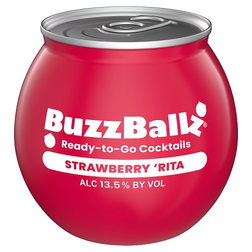Buzzballz Strawberry Rita 200ml pack shot
