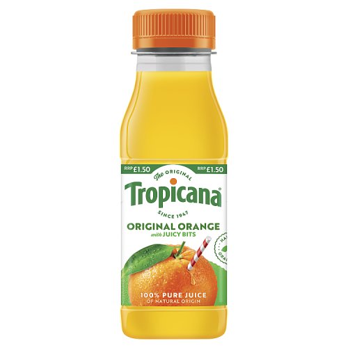 TROPICANA ORIGINAL ORANGE JUICE 250ML PMP pack shot