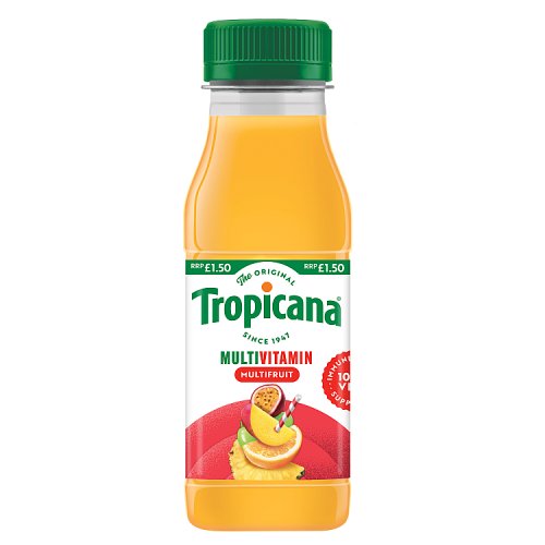 TROPICANA MULTIVITAMIN JUICE 250ML PMP pack shot