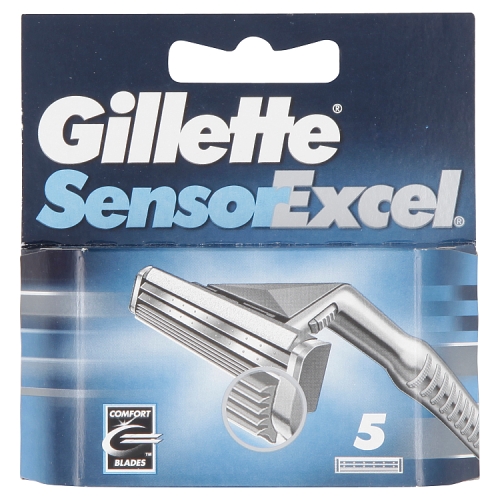 Gillette Excel Cartridges 5s pack shot
