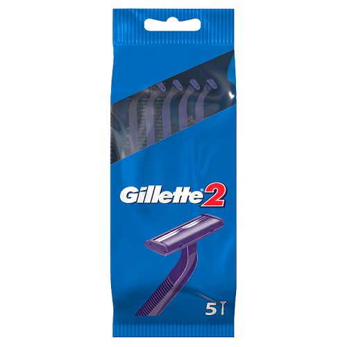 Gillette G2 Disposable Razor 5ct pack shot