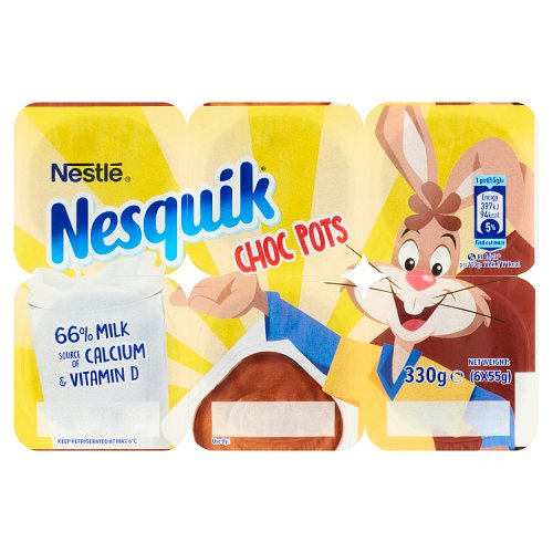 NESQUIK CHOC POTS 6PK pack shot