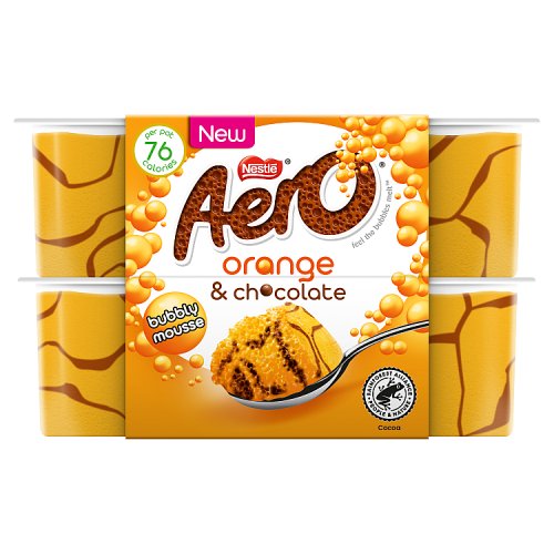 NESTLE AERO CHOCOLATE ORANGE MOUSSE pack shot