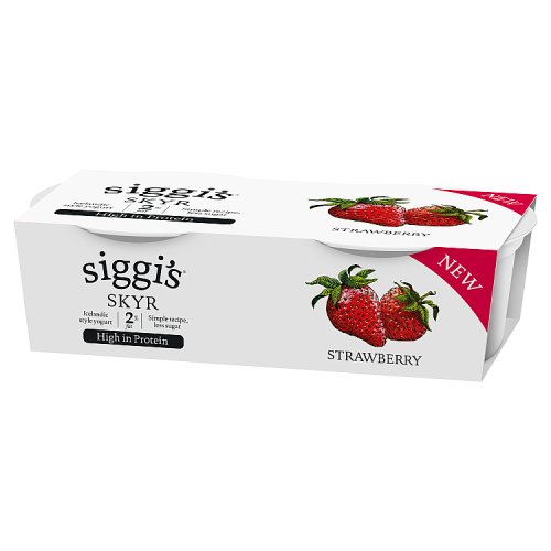 SIGGIS SKYR STRAWBERRY 2PK pack shot
