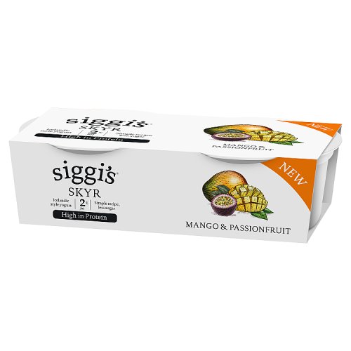 SIGGIS SKYR MANGO & PASSION FRUIT 2PK pack shot