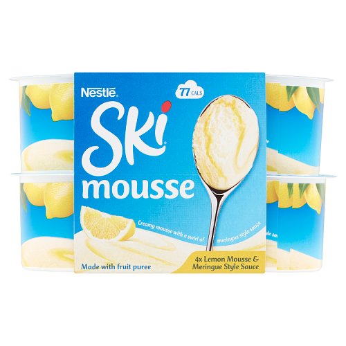 NESTLE SKI MOUSSE LEMON MERINGUE 4PK pack shot