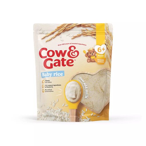 Cow & Gate Baby Rice 100g pack shot
