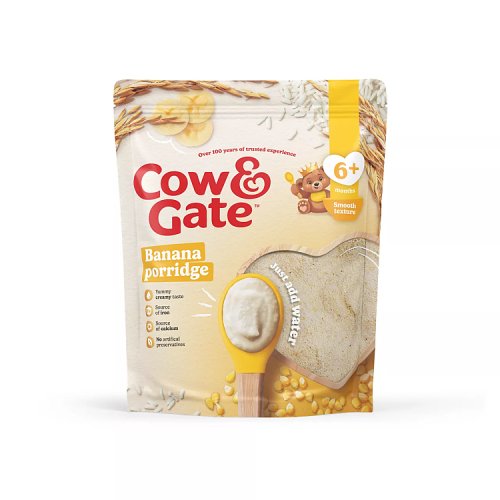 Cow & Gate Banana Porridge STAGE 1 PACKET pack shot