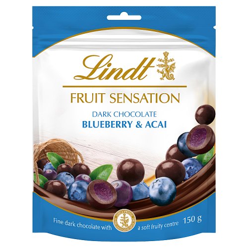 Lindt Sensation Heidelbeere 150g pack shot