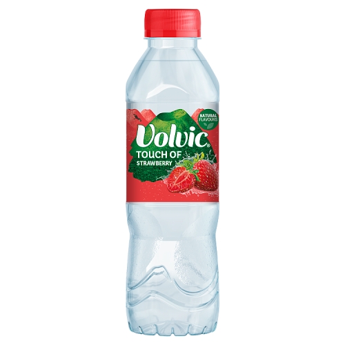 Volvic Touch of Strawberry 500ml PMP pack shot