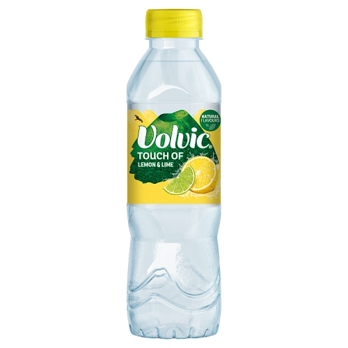 Volvic Touch of Lemon & Lime 500ml PMP pack shot