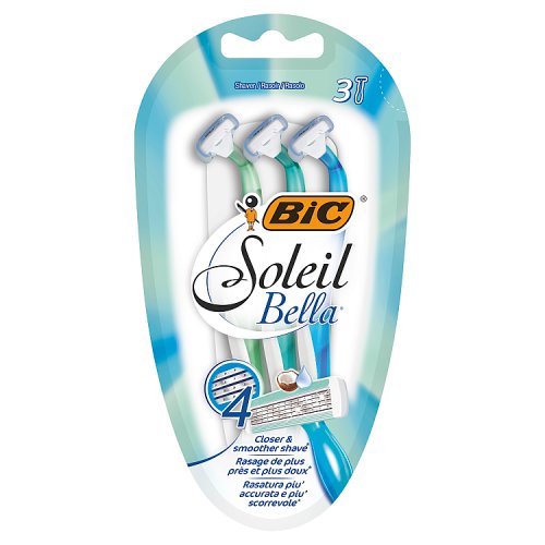 Bic Ladies Disposable Razor Soleil Bella 3's pack shot