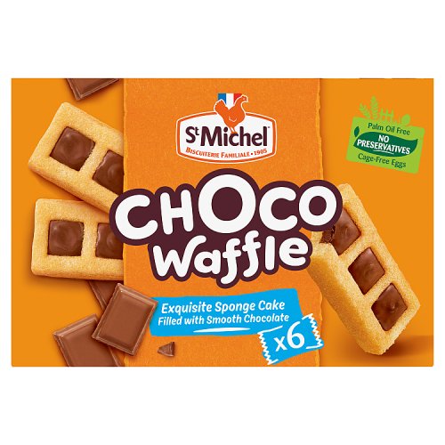 ST MICHEL CHOCOLATE WAFFLES 6PK pack shot