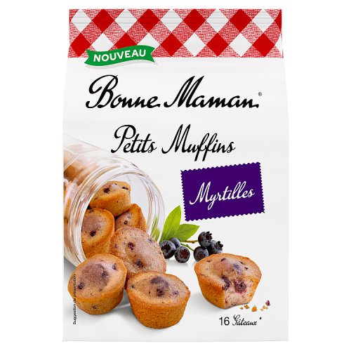 Bonne Maman Mini Muffins Blueberr 235g pack shot