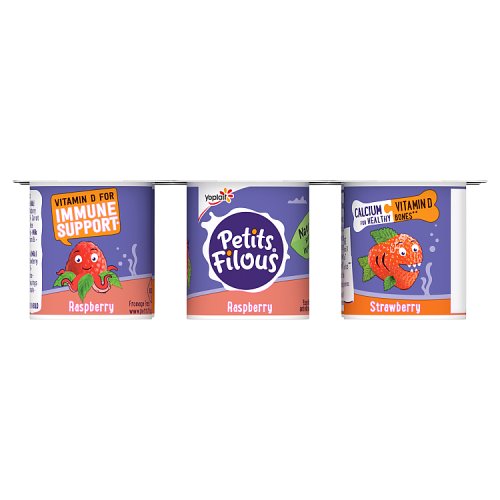 PETIT FILOUS STRAWBERRY & RASPBERRY 6PK pack shot