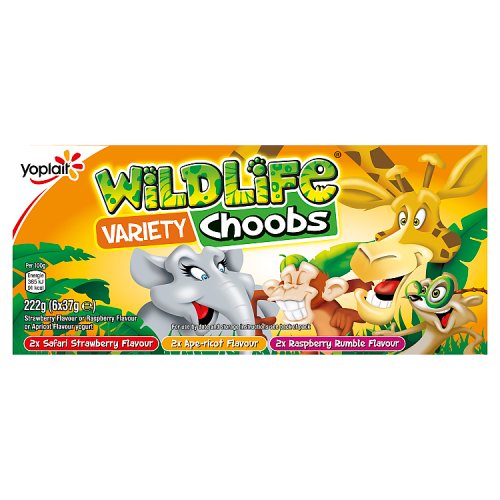 YOPLAIT WILDLIFE CHOOBS VARIETY pack shot
