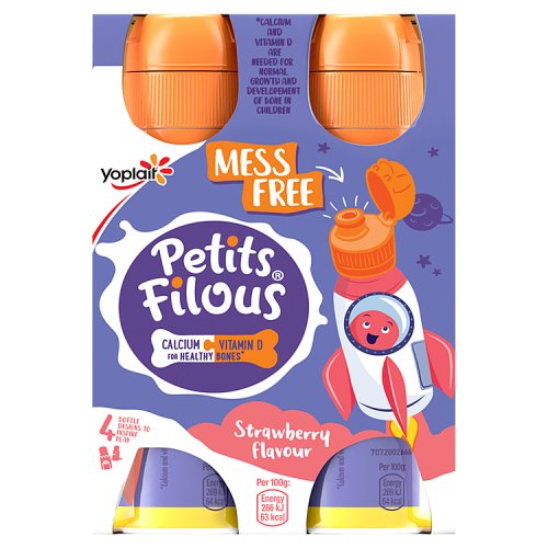 PETIT FILOUS GO CAPS STRAWBERRY 4PK pack shot