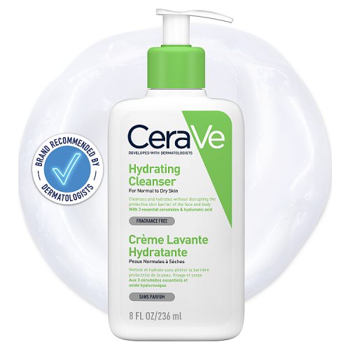 Cerave Cleanser Hydrating 236ml pack shot