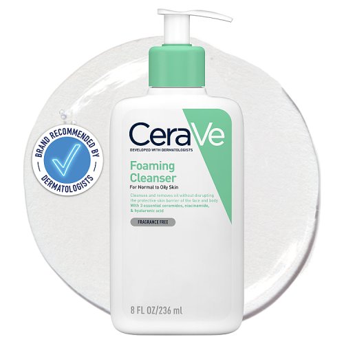 Cerave Cleanser Foaming 236ml pack shot