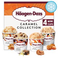 Haagen Dazs Caramel Collection Mini Cups 4pk (4 x 95ml) pack shot