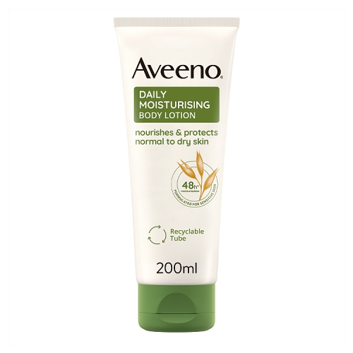 Aveeno Daily Moisturising Body Lotion Oatmeal 200ml pack shot
