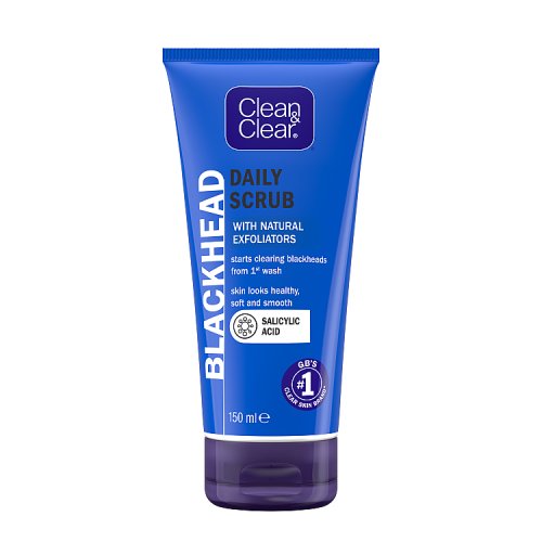 Clean & Clear Scrub Blackhead Daily With Salicylic Acid 150ml pack shot