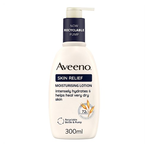 Aveeno Skin Relief Moisturising Lotion Shea Butter 300ml pack shot