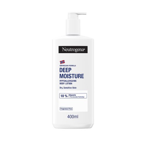 Neutrogena Norwegian Formula Body Lotion Deep Moisture Sensitive 400ml pack shot