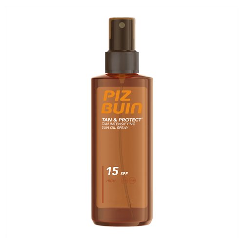 Piz Buin Tan & Protect Intensifying Oil Spray SPF15 150ml pack shot