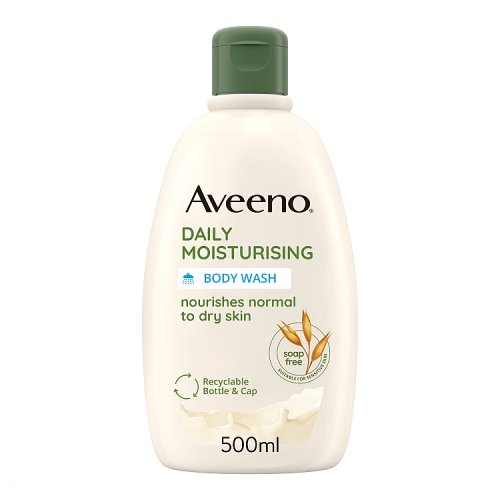 Aveeno Daily Moisturising Body Wash 500ml pack shot