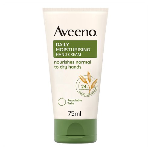 Aveeno Daily Moisturising Hand Cream 75ml pack shot