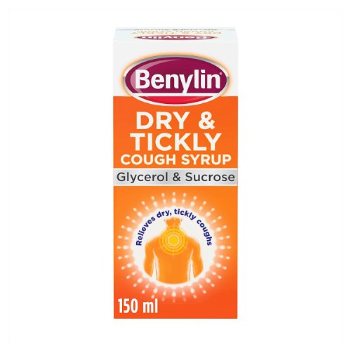 Benylin Dry Tickly Cough 150ml 6 for 5 pack shot