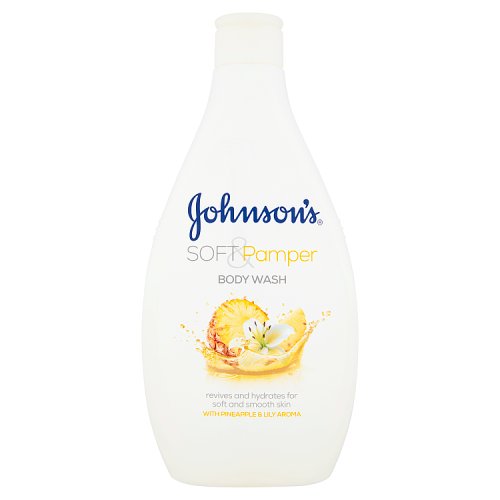 Johnsons Bodywash Soft Pamper 400ml pack shot