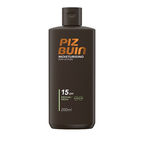 Piz Buin Sun Lotion Moisturising SPF 15 200ml pack shot