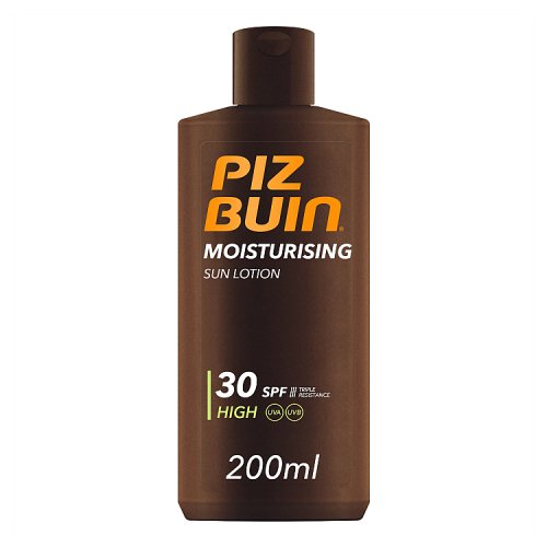 Piz Buin Moisturising Lotion SPF30 200ml pack shot