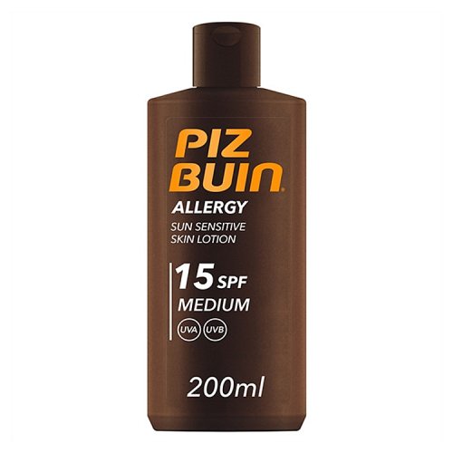 Piz Buin Allergy Sensitive Lotion SPF15 200ml pack shot