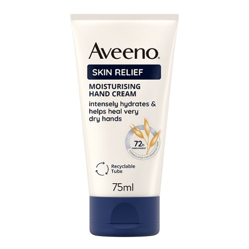Aveeno Skin Relief Hand Cream 75ml pack shot