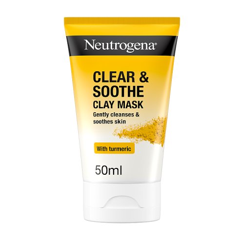 Neutrogena Clear & Soothe Clay Mask 50ml pack shot