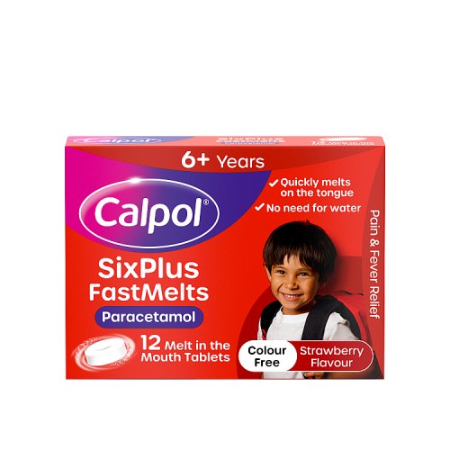 Calpol 6+ Fastmelts - 12 Pack pack shot